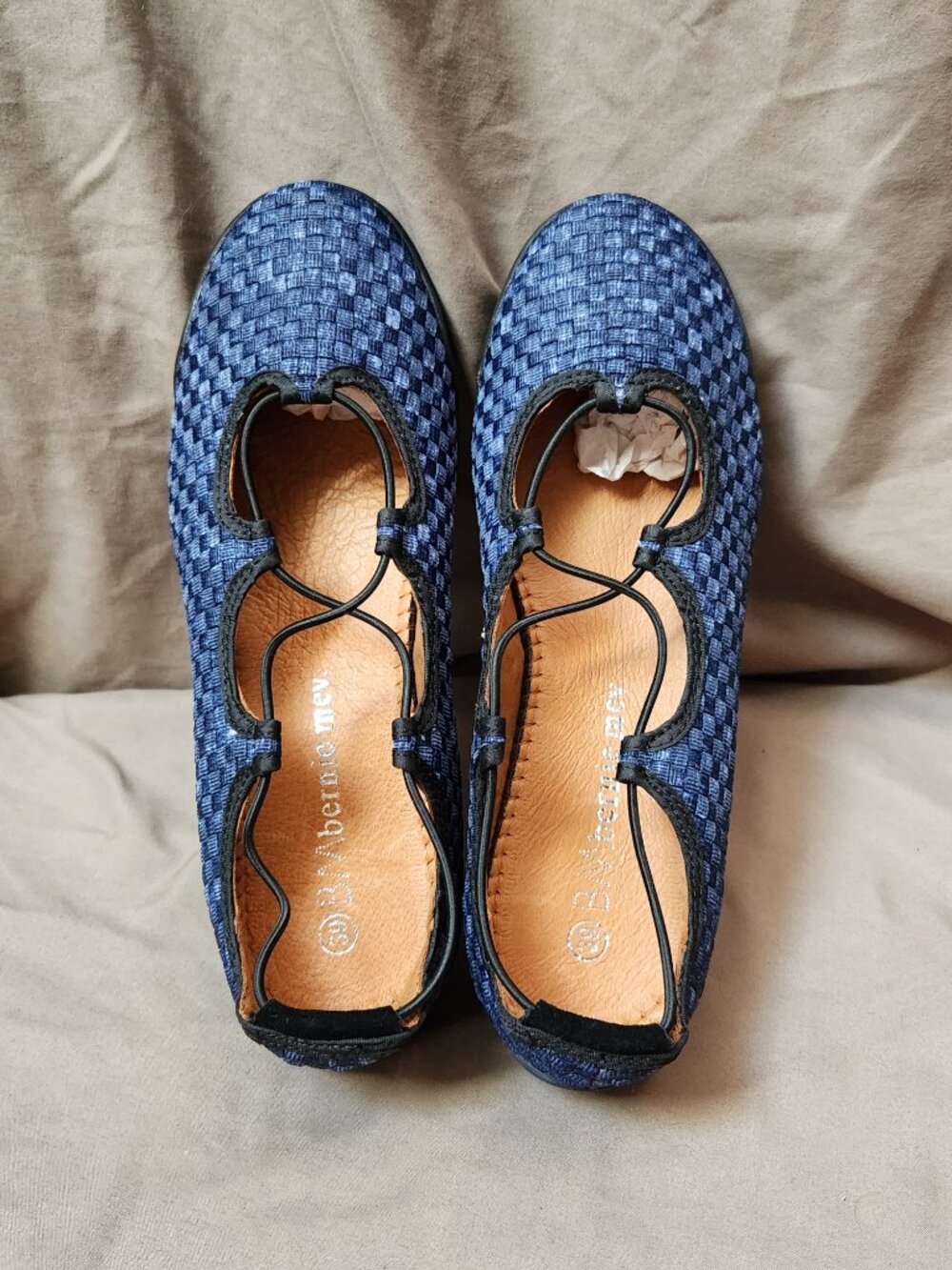 BERNIE MEV Rigged Connect Navy Blue Shoes - Various Sizes - NEW - Picture 5 of 7